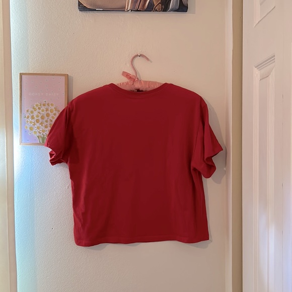 Mighty Fine cropped Xmas t-shirt - Picture 2 of 5